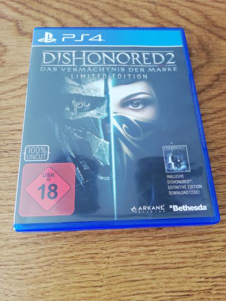 Dishonored 2 Das Vermächtnis der Maske Playstation 4 Cusa 03603 USK ab 18 Jahren